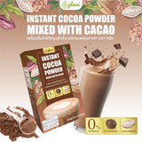 Glean เครื่องดื่มโกโก้ปรุงสำเร็จ ชนิดผงผสมคาเคา ตรา กลีน Instant Cocoa Powder Mixed Cacao (15 g x 8 Sachets) - Organic Pavilion