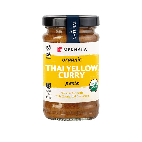 Mekhala Organic Yellow Curry Paste (100gm) - Organic Pavilion