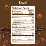 Scoopp Special Set โปรตีนจากพืช รสโกโก้ดัชท์ กลิ่นเฮเซลนัท Plant Protein - Cocoa Dutch Hazelnut Flavor (1Shaker+3Sachets) (300 g) - Organic Pavilion