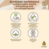 Superbee Waxed Lunch Bags with Compartments ถุงใส่ข้าวกลางวันเคลือบแว็กซ์พร้อมช่อง (2 Pockets / 3 Pockets)