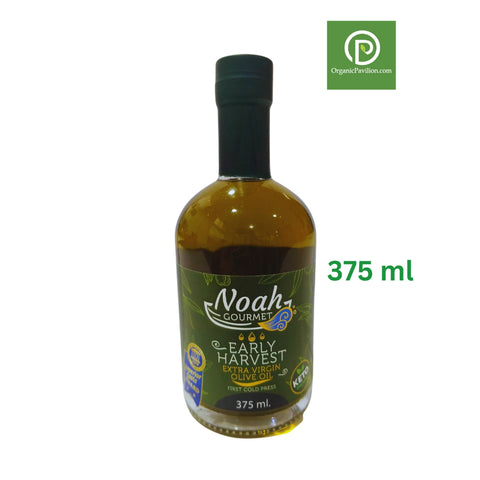 Noah Gourmet น้ำมันมะกอกสกัดเย็น 100 % KETO Premium Early Harvest Extra Virgin Olive Oil, First Cold Press (375 ml) - Organic Pavilion