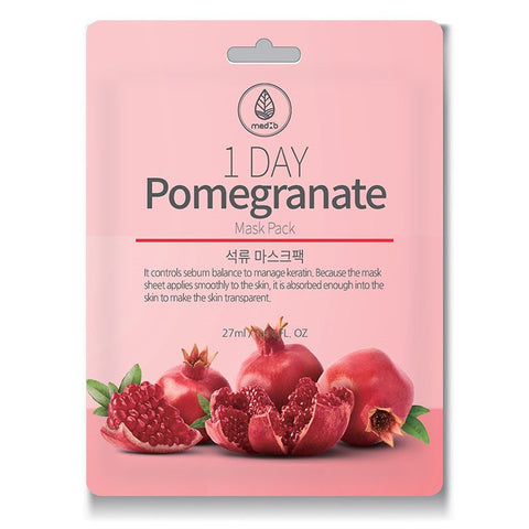 MEDB เมดบี วัน เดย์ โพเมกราเนท มาส์ก แพค 1 Day Pomegranate Mask Pack (25 ml) - Organic Pavilion