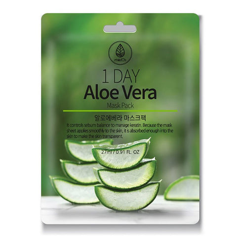 MEDB เมดบี วัน เดย์ อโล เวร่า มาส์ก แพค 1 ชิ้น Day Aloe Vera Mask Pack (25 ml) - Organic Pavilion