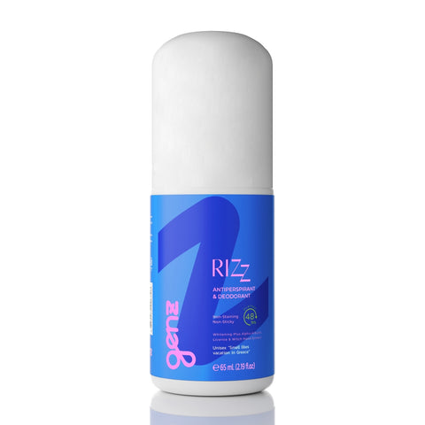 Genz Rizz Antiperspirant & Deodorant เจนซี ริช ผลิตภัณฑ์ลดเหงื่อระงับกลิ่นกาย (65ml) - Organic Pavilion