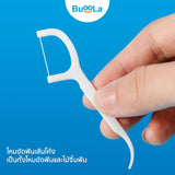 Buoola Dental Floss Picks บูโอล่า ไหมขัดฟันแบบด้ามจับ 50 ชิ้น (50 pcs) - Organic Pavilion