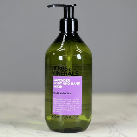Herbs & Minerals Lavender Body Wash (400ml) เฮิร์บแอนด์มิเนรอล สบู่เหลวลาเวนเดอร์