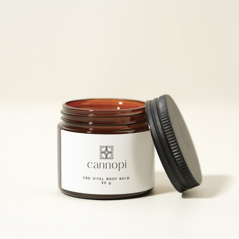 Cannopi C.B.D Vital Body Balm แคนโนพี ซีบีดี ไวเทิล บอดี้ บาล์ม (50g) - Organic Pavilion
