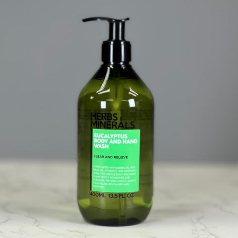 Herbs & Minerals Eucalyptus Body Wash (400ml)  เฮิร์บแอนด์มิเนรอล สบู่เหลวยูคาลิปตัส