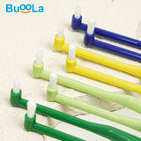 Buoola One Tuft Brush บูโอล่า แปรงสีฟันกระจุกเดียว (หัวแปรงปลายบานและปลายแหลม) เซท 2 ด้าม (Set 2 pcs) - Organic Pavilion