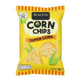 De La Lita เดอลาลิต้า คอร์นชิปส์ ขนมคลีน Corn Chips ขนมอบกรอบอร่อย แคลต่ำไม่ทอด ทำจากข้าวโพด 100% (25g)