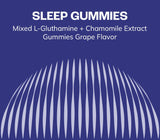 DIIP ผลิตภัณฑ์เสริมอาหาร ซี.บี.ดี กัมมี่ กลิ่นองุ่น Sleep C.B.D Gummies - Grape Flavor (5 pcs/Sachet) - Organic Pavilion