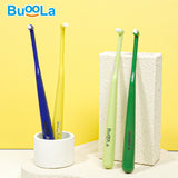 Buoola One Tuft Brush บูโอล่า แปรงสีฟันกระจุกเดียว (หัวแปรงปลายบานและปลายแหลม) เซท 2 ด้าม (Set 2 pcs) - Organic Pavilion