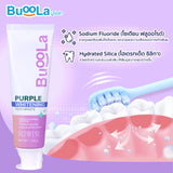 Buoola Purple Whitening Toothpaste บูโอล่า ยาสีฟัน เพอร์เพิล ไวท์เทนนิ่ง (120 g) - Organic Pavilion