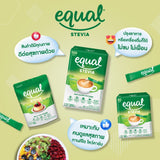 Equal Stevia Pur Via Stevia Purvia Natural Stevia Sweetener อิควล สตีเวีย เพอร์เวีย ผลิตภัณฑ์ให้ความหวานแทนน้ำตาล 40 or 100 ซอง - Organic Pavilion