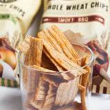 De La Lita Whole Wheat Chips (30 g) เดอลาลิต้า โฮลวีตชิปส์ ขนมอบกรอบโฮลวีต แคลต่ำ โปรตีน 4ก. 30g - Organic Pavilion