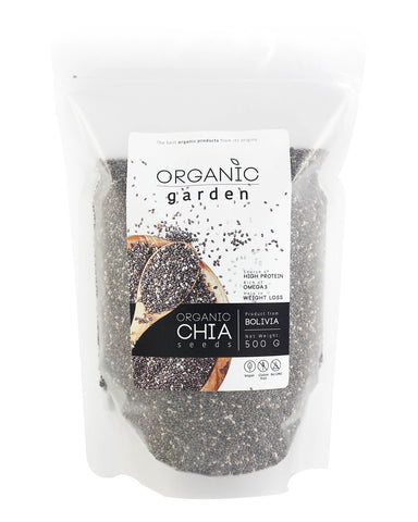 Organic Garden Chia Seed (500gm) - Organic Pavilion