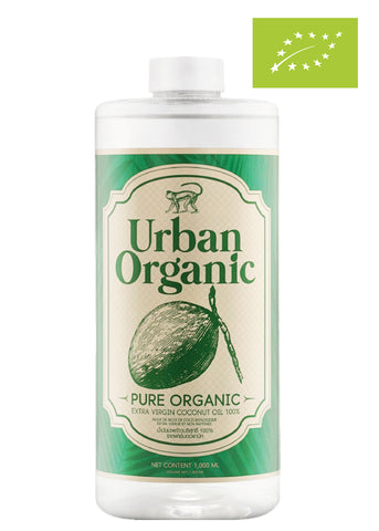 Urban Organic 100% Cold Pressed Extra Virgin Coconut Oil (1000ml) - Organic Pavilion
