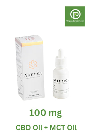 Auracl CBD 100mg - MCT Oil (10 ml) - Organic Pavilion