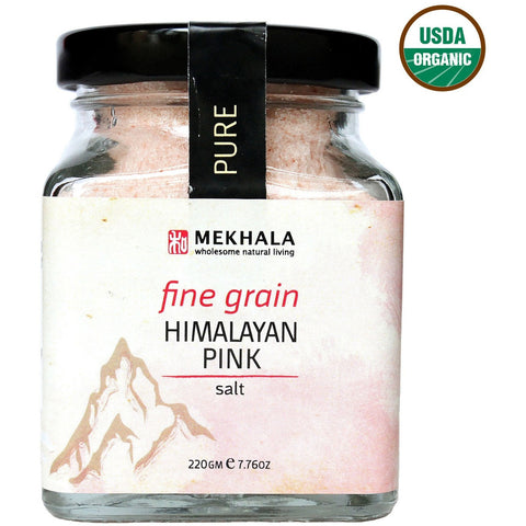 Mekhala Himalayan Pink Salt Fine (220gm) - Organic Pavilion