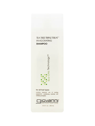Giovanni Eco Chic® Tea Tree Triple Treat Invigorating Shampoo (8.5 oz) - Organic Pavilion