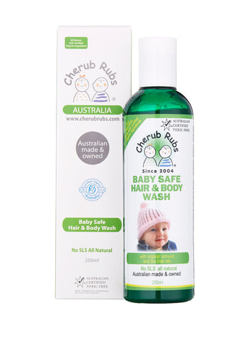 Cherub Rubs Hair & Body Wash (250ml) - Organic Pavilion