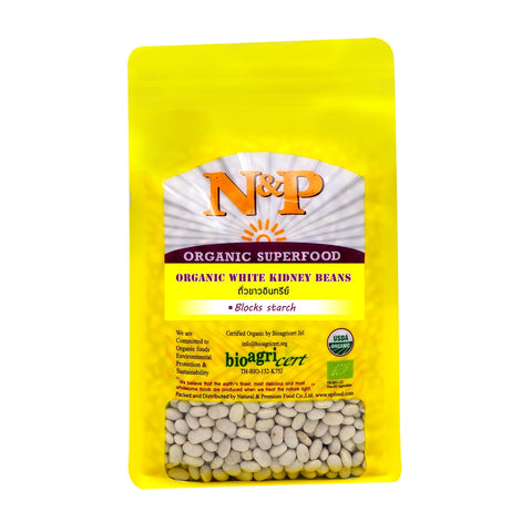 Natural & Premium White Kidney Beans (300g) - Organic Pavilion