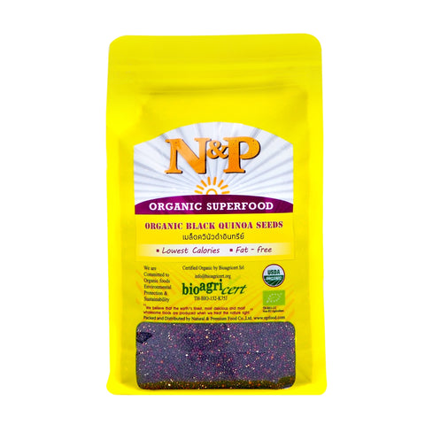 Natural & Premium Black Quinoa Seeds (1000g) - Organic Pavilion