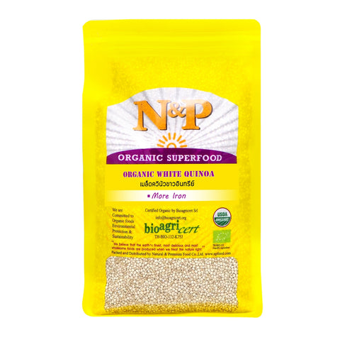 Natural & Premium White Quinoa Seeds (300g) - Organic Pavilion