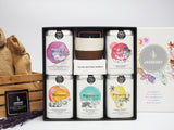 Jasberry ชุดของขวัญ เซตชาแจสเบอร์รี่ 5 สี และแก้วเซรามิก ชุด C-06 Gift Set 5 Colors Organic Herbal Tea Blend + Ceramic Mug (1000 g) - Organic Pavilion