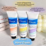 Kraam ครีมทามือ Reviving Hand Cream (Orange & Cedarwood) (25 ml) - Organic Pavilion