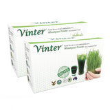 Vinter Wheatgrass Double Pack 30 Sachets (60g x 2 Boxes ) - Organic Pavilion