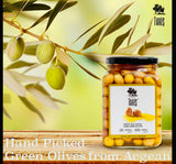 Taris Green Olives Scratched มะกอกเขียวกรีดในน้ำเกลือ (500 g) - Organic Pavilion