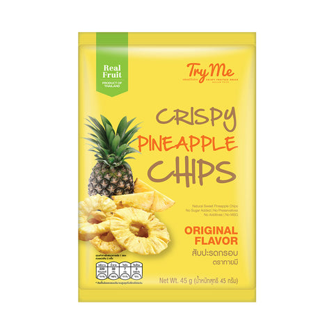 Try Me Crispy Pineapple Chips (45g) - Organic Pavilion
