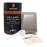 Rawganiq Organic Black Chia Seed (300gm) - Organic Pavilion