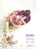 Organeh มินิแครกเกอร์ ข้าวสังข์หยด ผสมมันม่วง รสบลูเบอรี่ ตราออร์กาเนะ Sangyod Rice Mini Cracker with Sweet Potato Blueberry Flavor (36g x 4Sachets) - Organic Pavilion