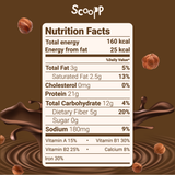 Scoopp โปรตีนจากพืช รสโกโก้ดัชท์ กลิ่นเฮเซลนัท Plant Protein - Cocoa Dutch Hazelnut Flavor (40g) - Organic Pavilion