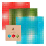 SuperBee Wax Wraps – Triple Medium Pack - Zig Zag (80g) - Organic Pavilion
