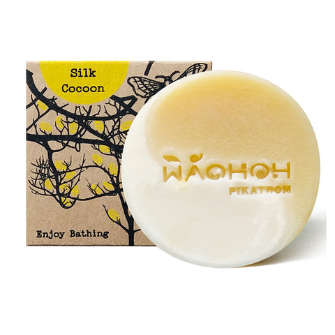 Pikathom Herbal Soap Silk Cocoon soap (125gm) - Organic Pavilion