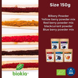 BIOKIA® Organic Red Berry Powder Mix (150g) - Organic Pavilion