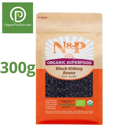 Natural & Premium Organic Black Kidney Beans (300g) - Organic Pavilion