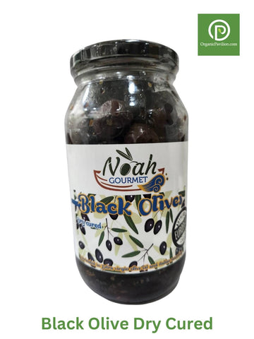 Noah Gourmet มะกอกดำในน้ำมันมะกอก Black Olives Naturally Fermented In Extra Virgin Olive Oil (350g) - Organic Pavilion