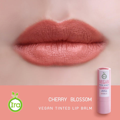 Ira Vegan Tinted Lip Balm Cherry Blossom (5g) - Organic Pavilion