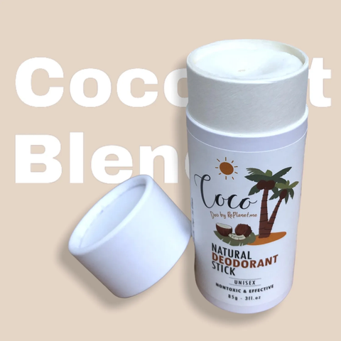 RePlanetMe COCO Deo Stick โคโค่ดีโอ้ - ครีมระงับกลิ่นกายจากธรรมชาติ แบบสติ๊ก (85 g) - Organic Pavilion