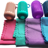 RePlanetMe Cooling Towel in Silicone Case ผ้าเย็นพกพาสารพัดประโยชน์ คละสี (S /M) (Mixed Colors) - Organic Pavilion
