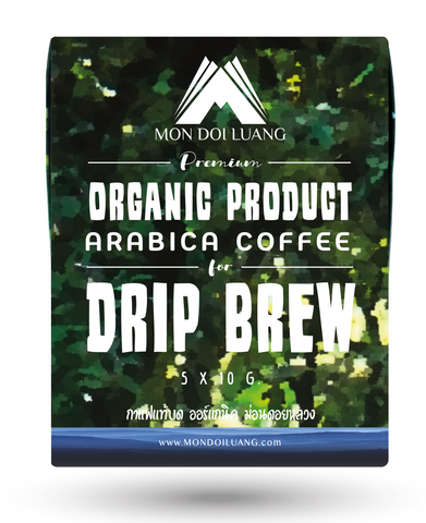 Mon Doi Luang Organic Arabica Coffee Drip Brew (5 x 10g) - Organic Pavilion