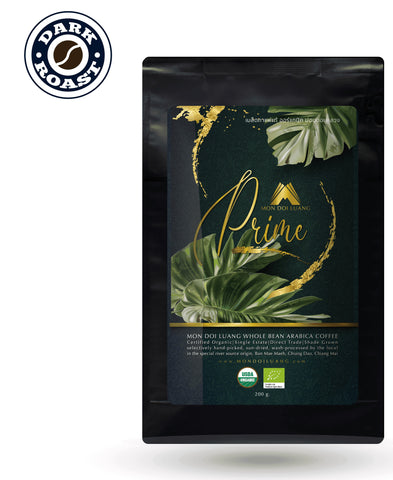 Mon Doi Luang Prime-Whole Bean Coffee: Dark Roast (200g) - Organic Pavilion