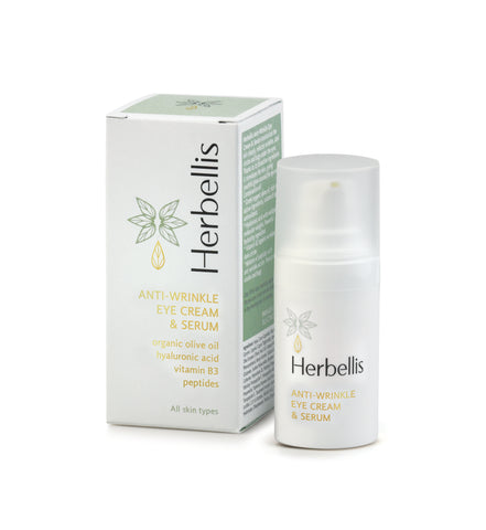 Herbellis Anti – Wrinkle Eye Cream & Serum (15 ml) - Organic Pavilion