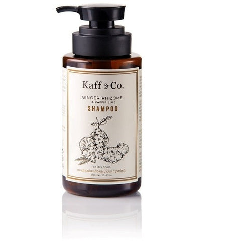 Kaff & Co Ginger Rhizome & Kaffir Lime Shampoo for Oily Scalp (300ml) - Organic Pavilion