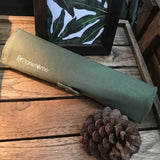 RePlanetMe Bamboo Utensil Full Travel Set in Khaki Pouch ชุดช้อนส้อมหลอดไม้ไผ่สำหรับเดินทางใส่ในถุงผ้าสีกากี (95 g) - Organic Pavilion