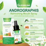 GLEANLINE สเปรย์ฉีดช่องปาก แอนโดรกราฟิส รีเฟรชชิ่ง เมาท์สเปรย์ ตรากลีนไลน์ Andrographis Refreshing Mouth Spray (30ml) - Organic Pavilion